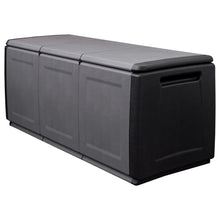 Tuinbox 330 L Donkergrijs En Zwart 138 x 53 x 57 cm