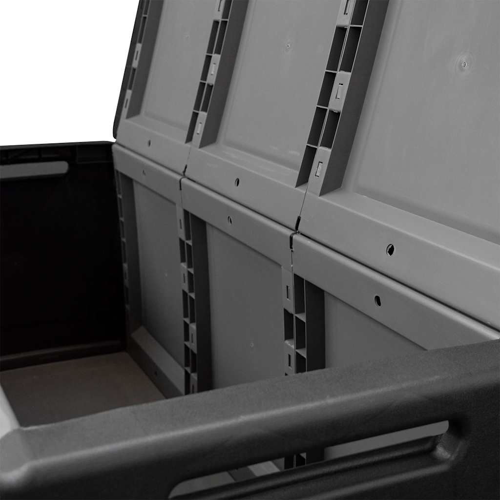 Tuinbox 330 L Donkergrijs En Zwart 138 x 53 x 57 cm