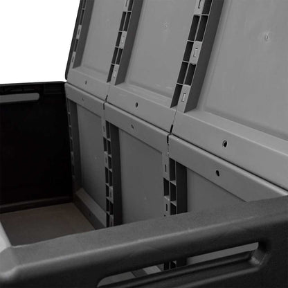 Tuinbox 330 L Donkergrijs En Zwart 138 x 53 x 57 cm