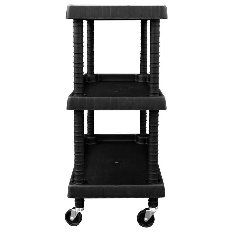 Gereedschapswagen 3-Laags 75X37,5X92 Cm Polypropeen Zwart