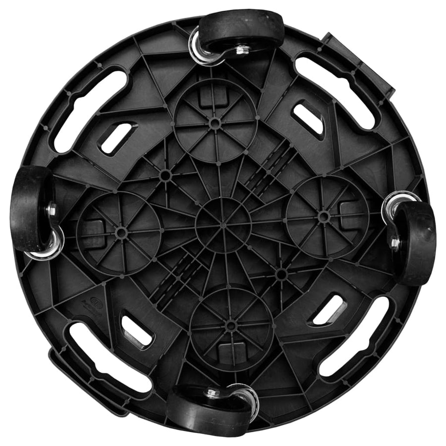 Plantentrolley Met Wielen 275 Kg Diameter 40 Cm Zwart 1