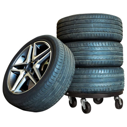 Plantentrolley Met Wielen 275 Kg Diameter 40 Cm Zwart 1