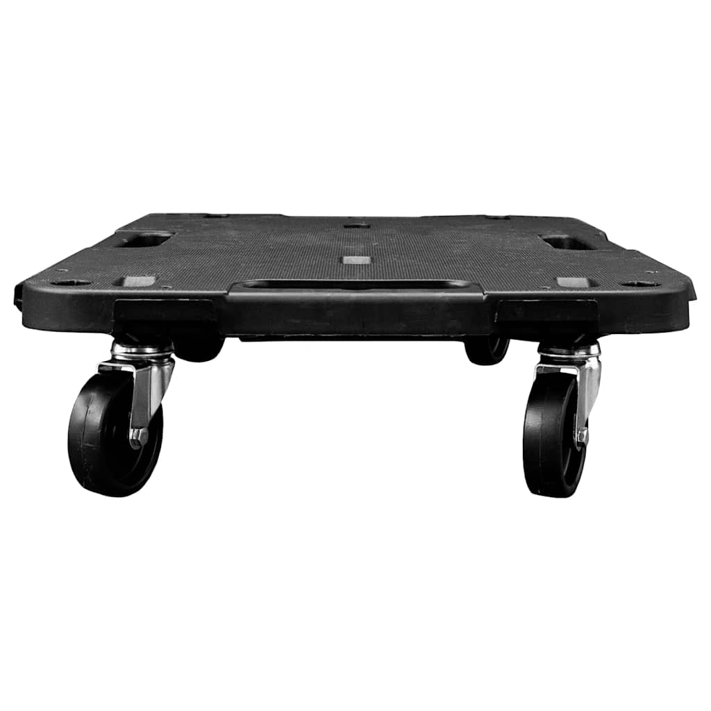 Transporttrolley 58x38x12 cm PP zwart