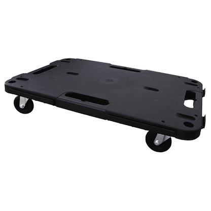 Transporttrolley 58x38x12 cm PP zwart