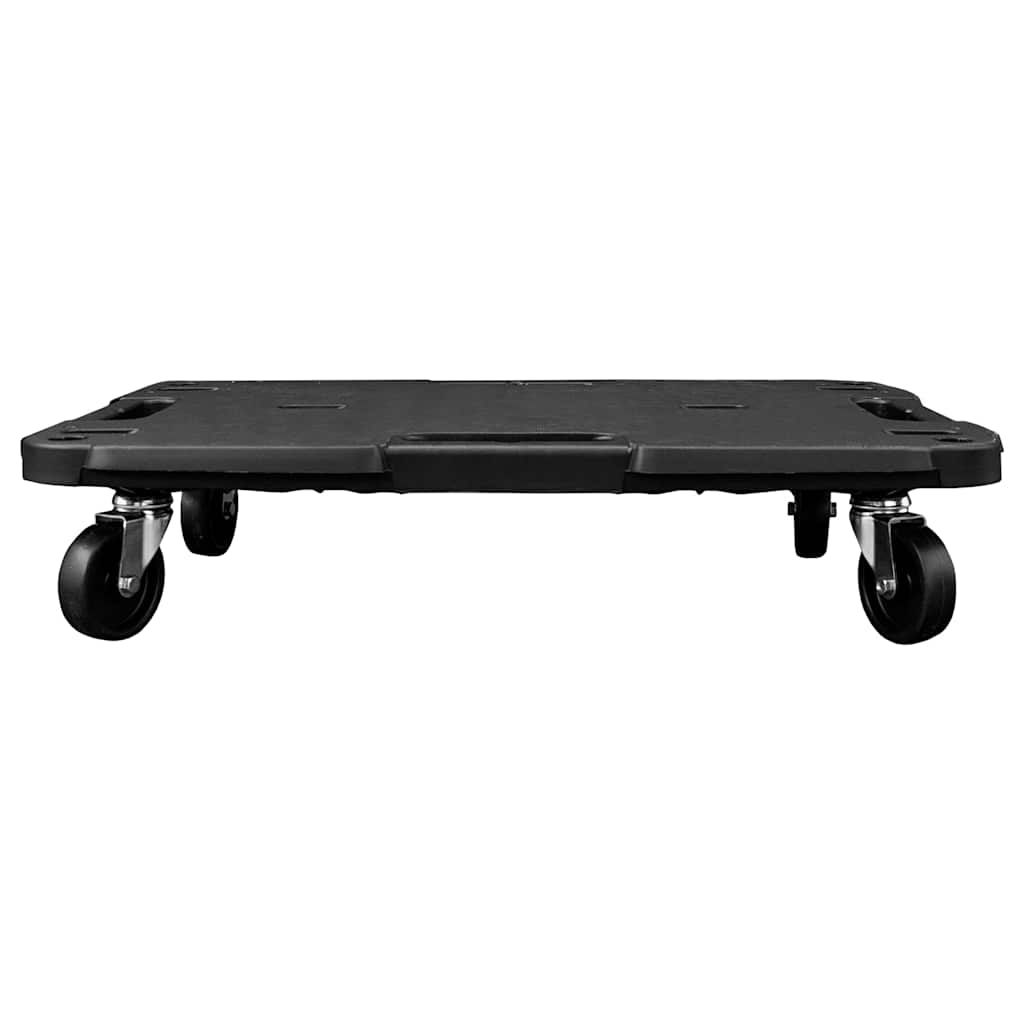 Transporttrolley 58x38x12 cm PP zwart
