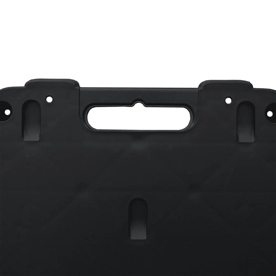 Transporttrolley 58x38x12 cm PP zwart