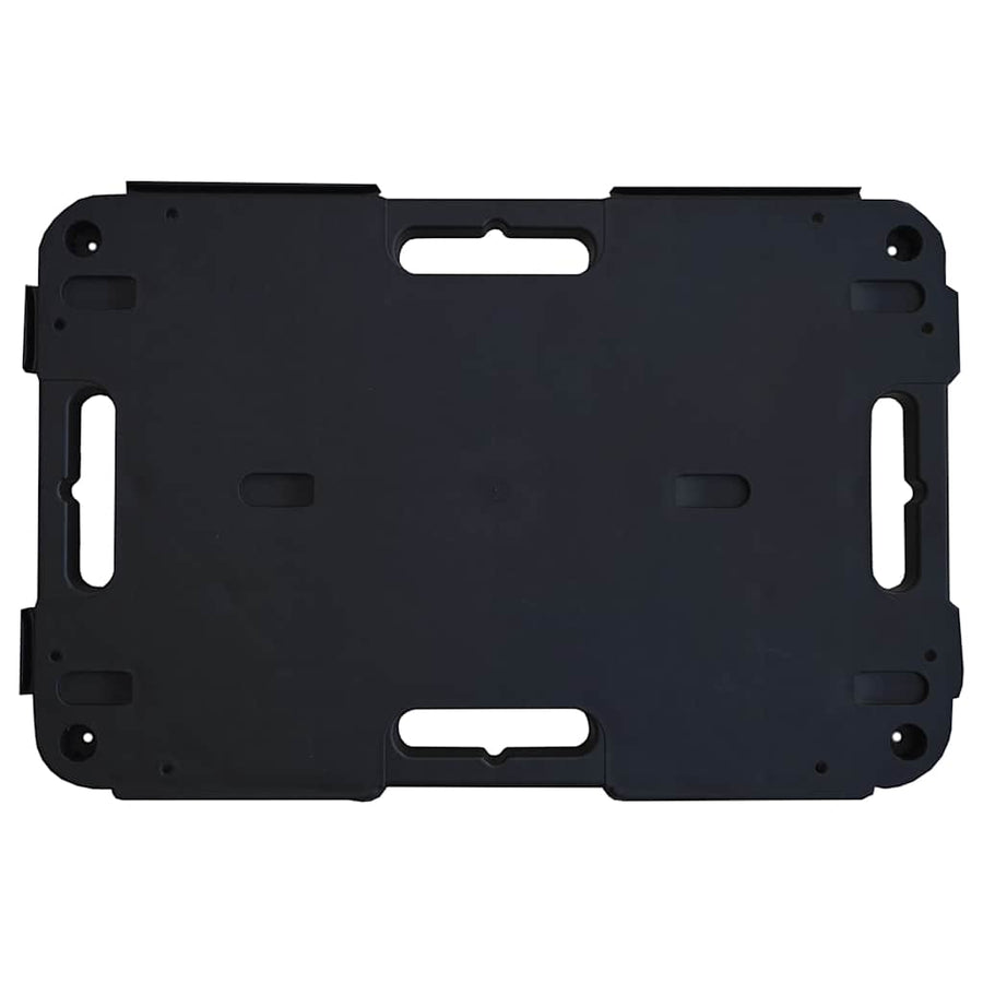 Transporttrolley 58x38x12 cm PP zwart