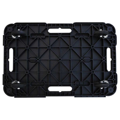 Transporttrolley 58x38x12 cm PP zwart