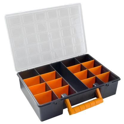 Assortimentsdozen 2 St Met Verdelers 360X250X85 Mm Polypropeen