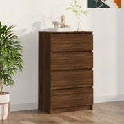 Sideboard 60x35x98.5 cm engineered wood brown oak look