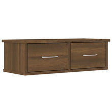 Wandkast 60X26X8,5 Cm Bewerkt Hout bruin eikenkleur