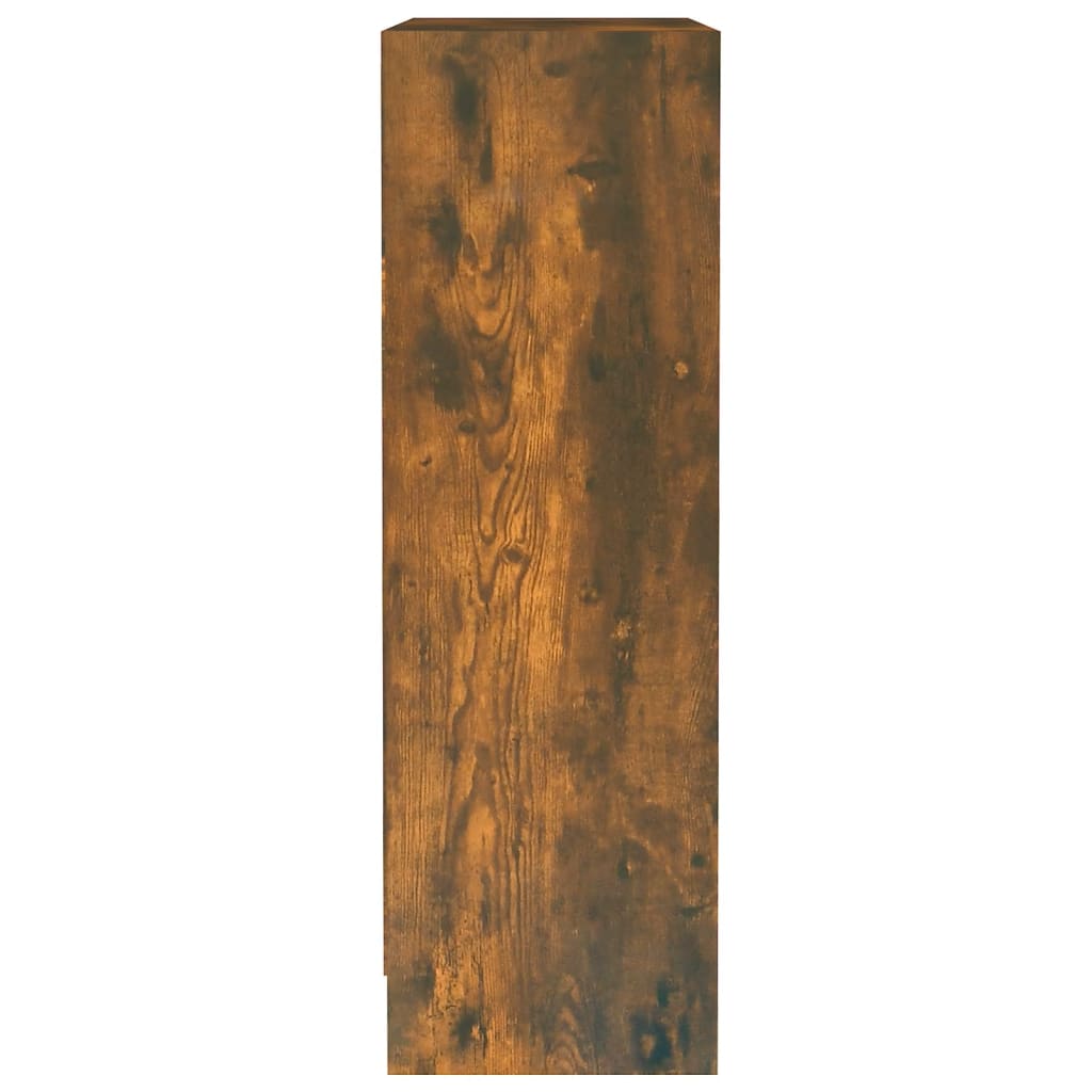 Boekenkast Bewerkt Hout Kleurig 60 x 24 x 76 cm Gerookt eiken