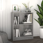 Boekenkast 60x24x76 cm grijs sonoma eiken bewerkt hout
