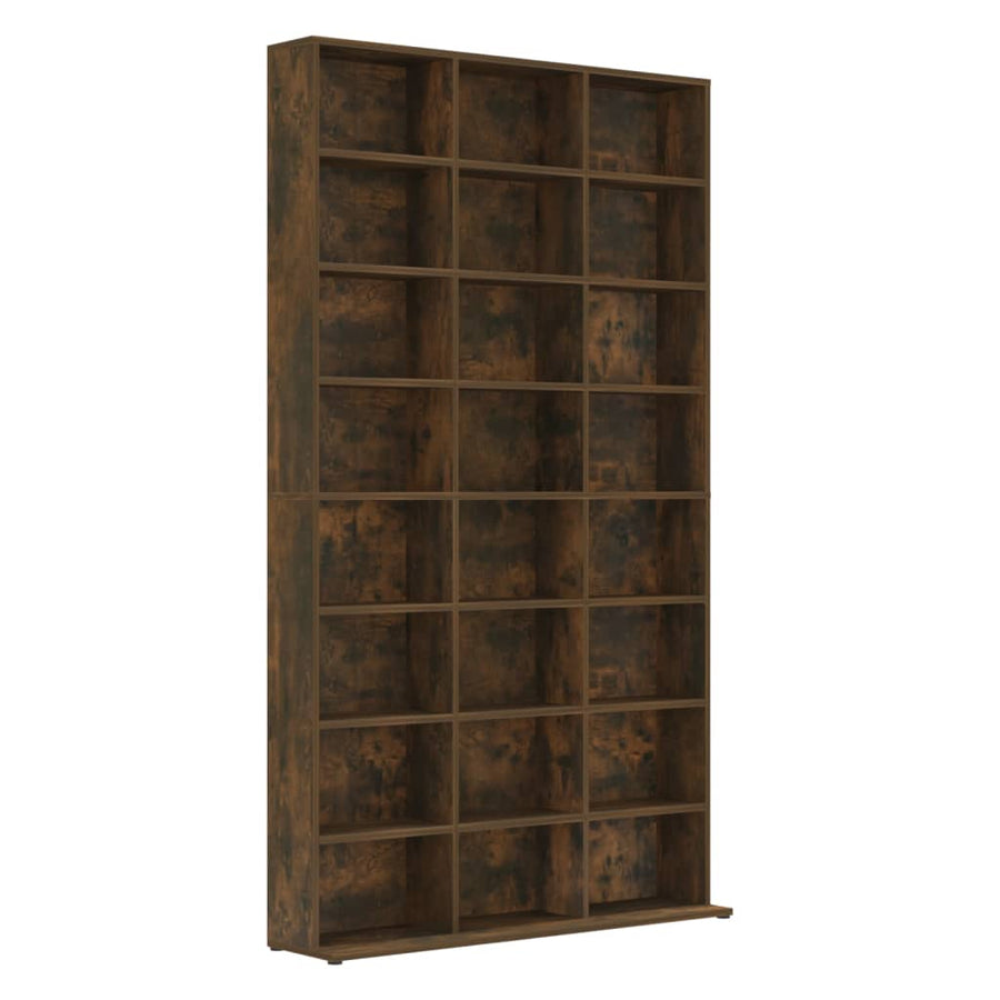 Cd-Kast 02X23X77,5 Cm Bewerkt Hout Kleurig 102 x 23 x 177.5 cm Gerookt eiken