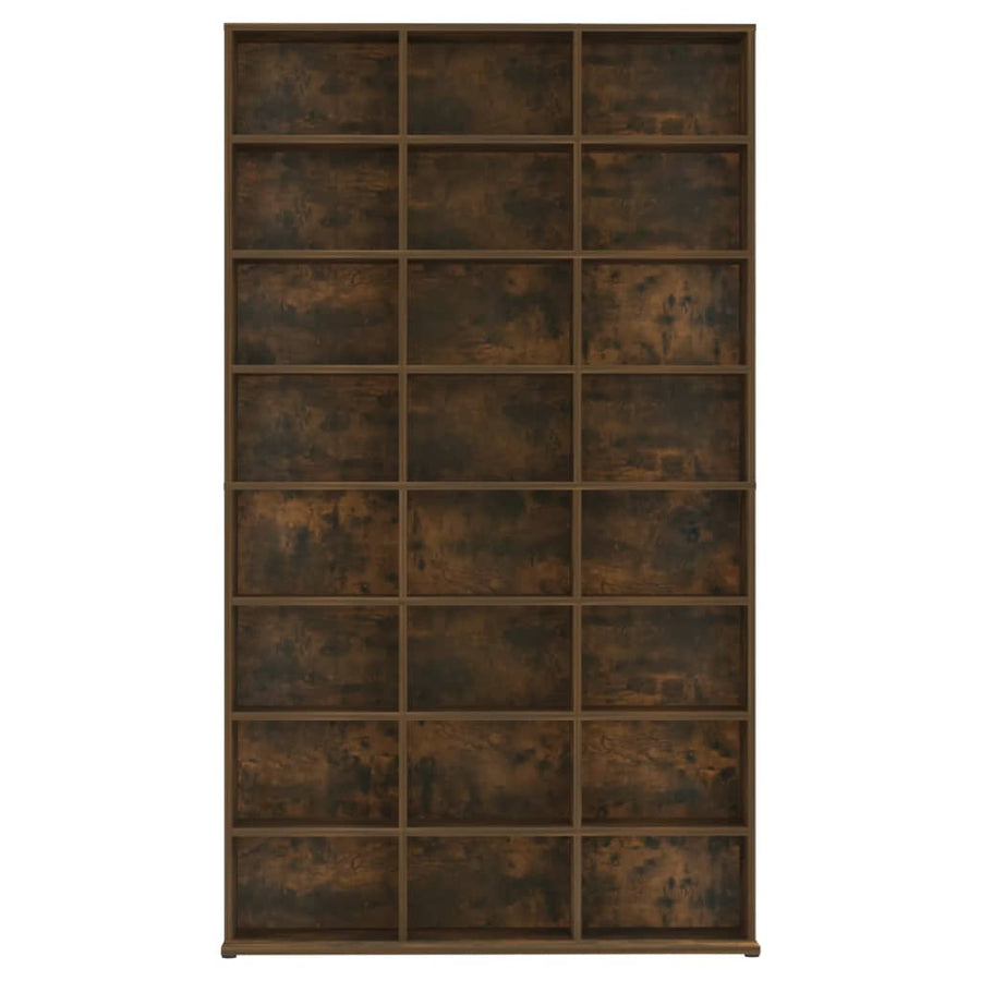 Cd-Kast 02X23X77,5 Cm Bewerkt Hout Kleurig 102 x 23 x 177.5 cm Gerookt eiken