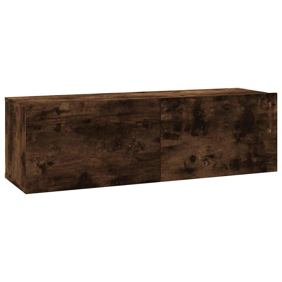 Tv-Wandmeubel 100X30X30 Cm Bewerkt Hout Kleurig 1