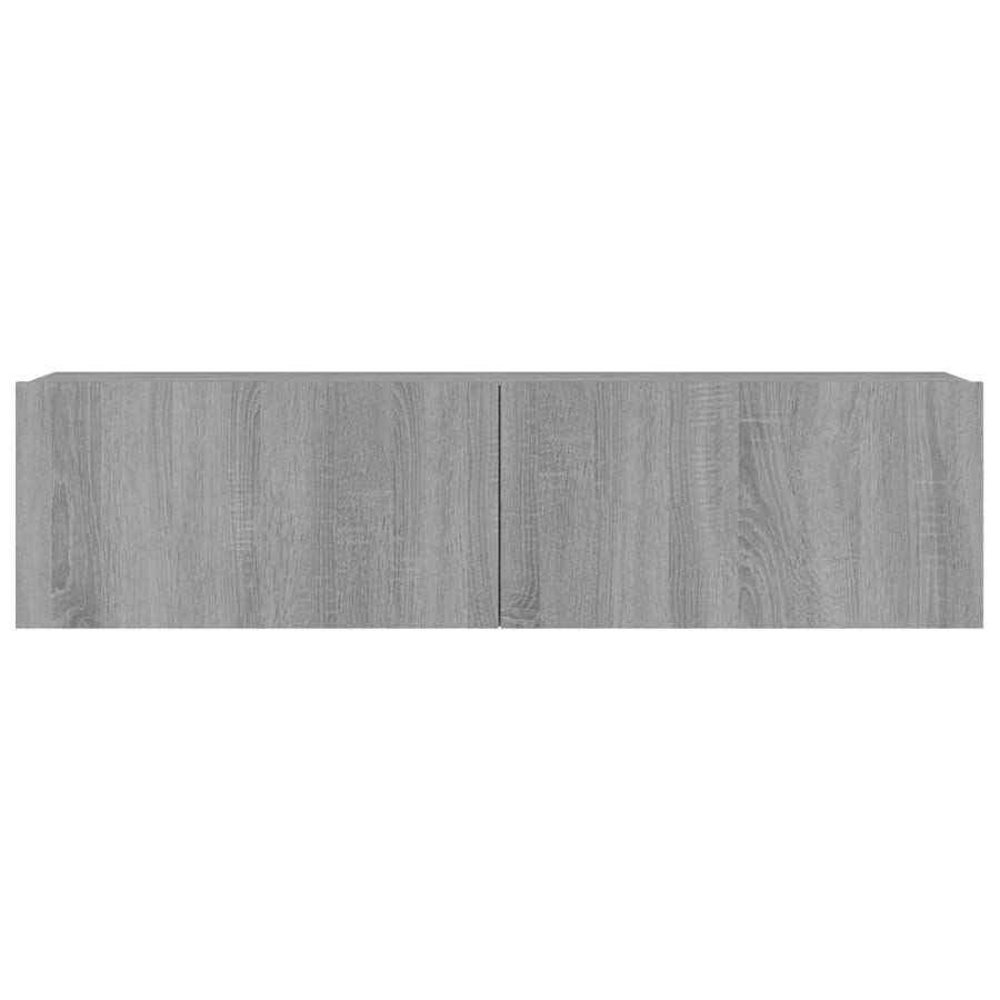 Tv-wandmeubel 120x30x30 cm bewerkt hout grijs sonoma eiken 120 x 30 x 30 cm Grijs sonoma