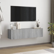 Tv-wandmeubel 120x30x30 cm grijs sonoma eiken