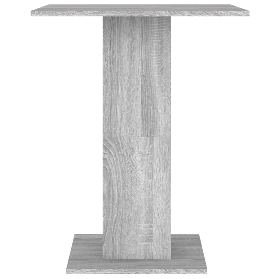 Bistrotafel 60X60X75 Cm Bewerkt Hout Eikenkleurig Grijs sonoma