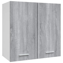 Wandkast hangend 60x31x60 cm bewerkt hout grijs sonoma eiken Grijs sonoma
