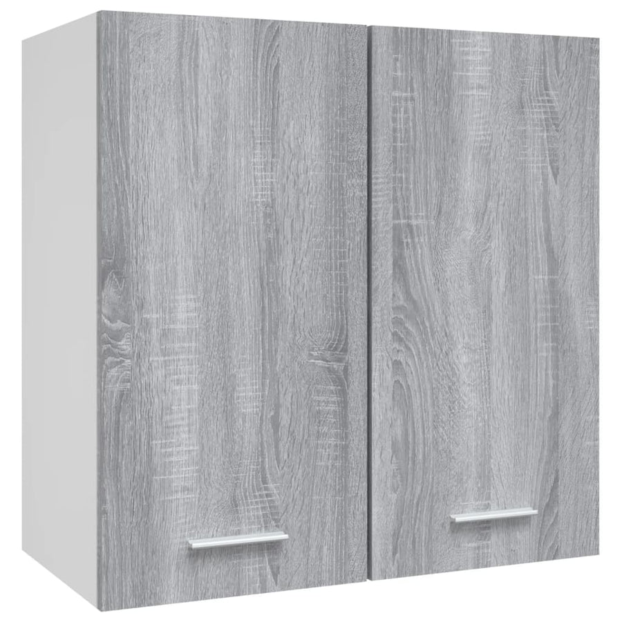 Wandkast hangend 60x31x60 cm bewerkt hout grijs sonoma eiken Grijs sonoma