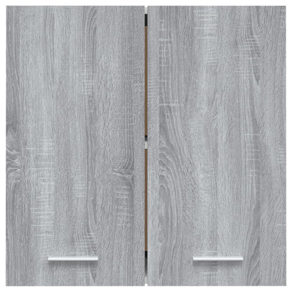 Wandkast hangend 60x31x60 cm bewerkt hout grijs sonoma eiken Grijs sonoma
