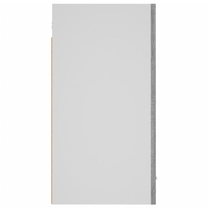Wandkast hangend 60x31x60 cm bewerkt hout grijs sonoma eiken Grijs sonoma