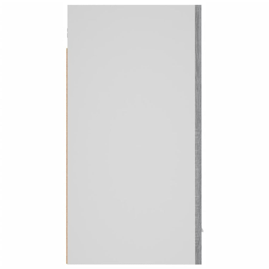 Wandkast hangend 60x31x60 cm bewerkt hout grijs sonoma eiken Grijs sonoma