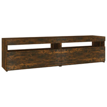Tv-Meubelen Met Led-Verlichting 2 75 x 35 x 40 cm Gerookt eiken