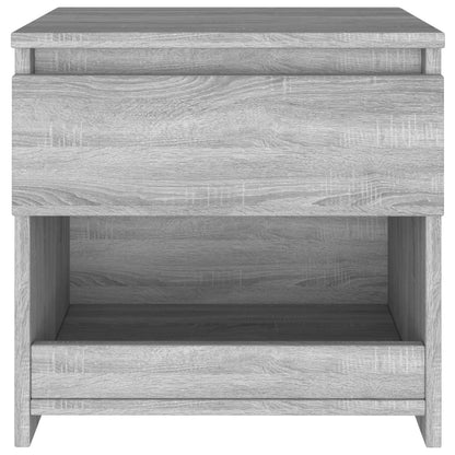 Nachtkastjes 2 St 40X30X39 Cm Bewerkt Hout Grijs Sonoma Eiken
