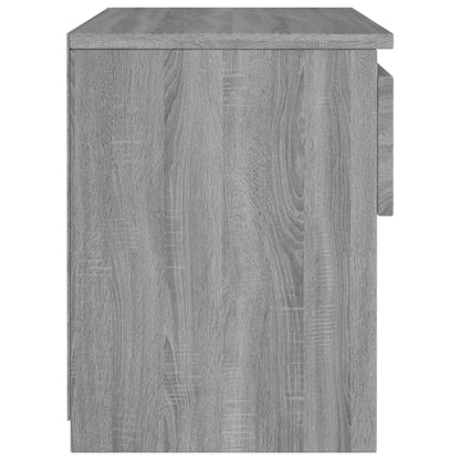 Nachtkastjes 2 St 40X30X39 Cm Bewerkt Hout Grijs Sonoma Eiken