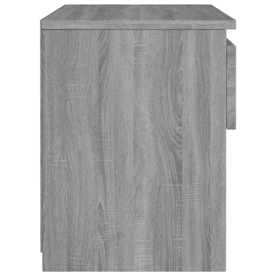 Nachtkastjes 2 St 40X30X39 Cm Bewerkt Hout Grijs Sonoma Eiken