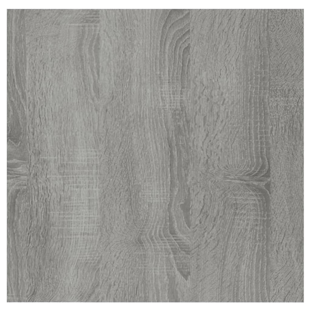 Tv-Wandmeubel 30,5X30X30 Cm Eikenkleurig 1 Grijs sonoma