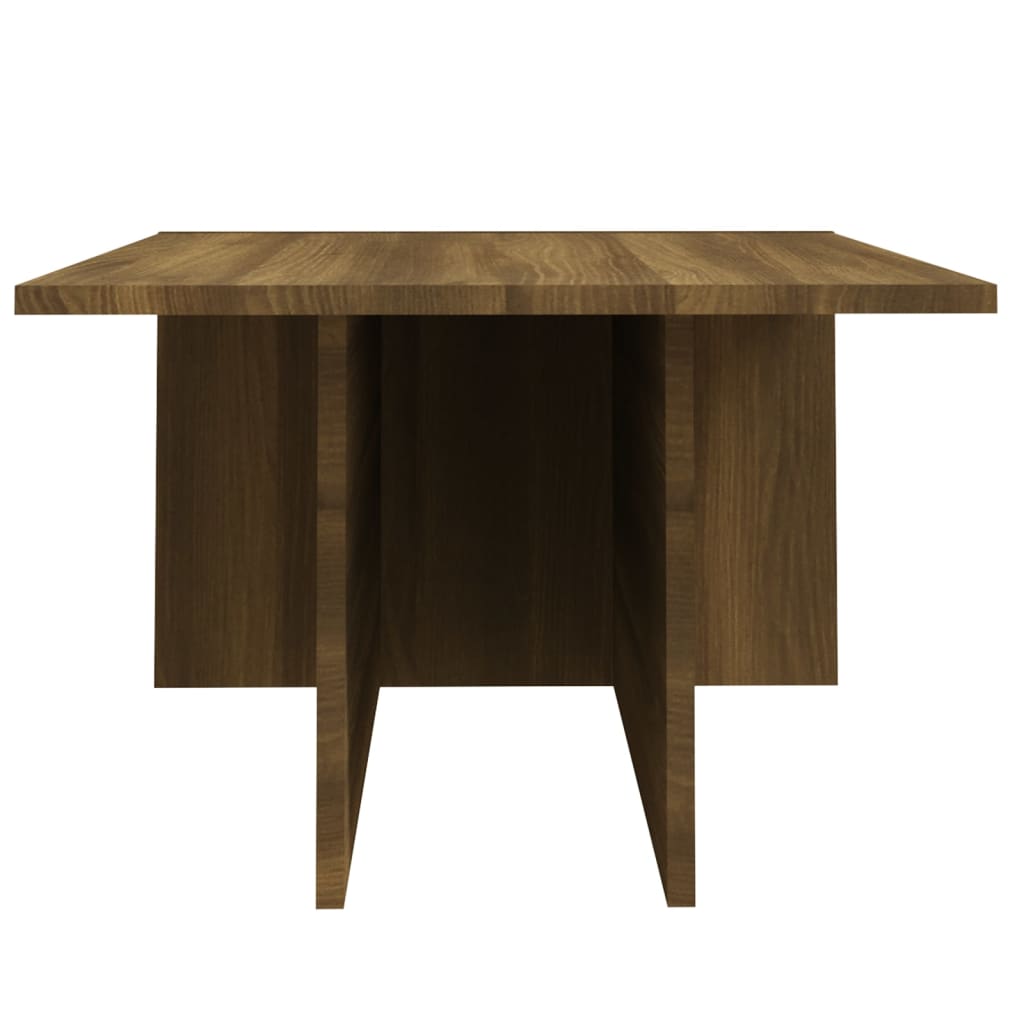 Salontafel 111,5x50x33 cm bewerkt hout bruin eikenkleur