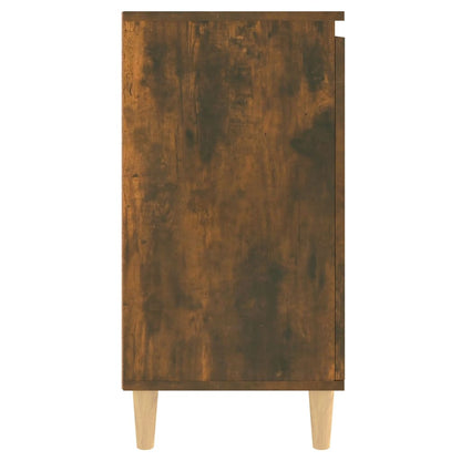 Dressoir 60X35X70 Cm Bewerkt Hout Kleurig Gerookt eiken