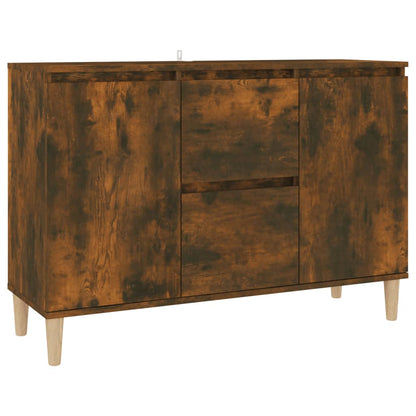 Dressoir 03,5X35X70 Cm Bewerkt Hout Kleurig Gerookt eiken