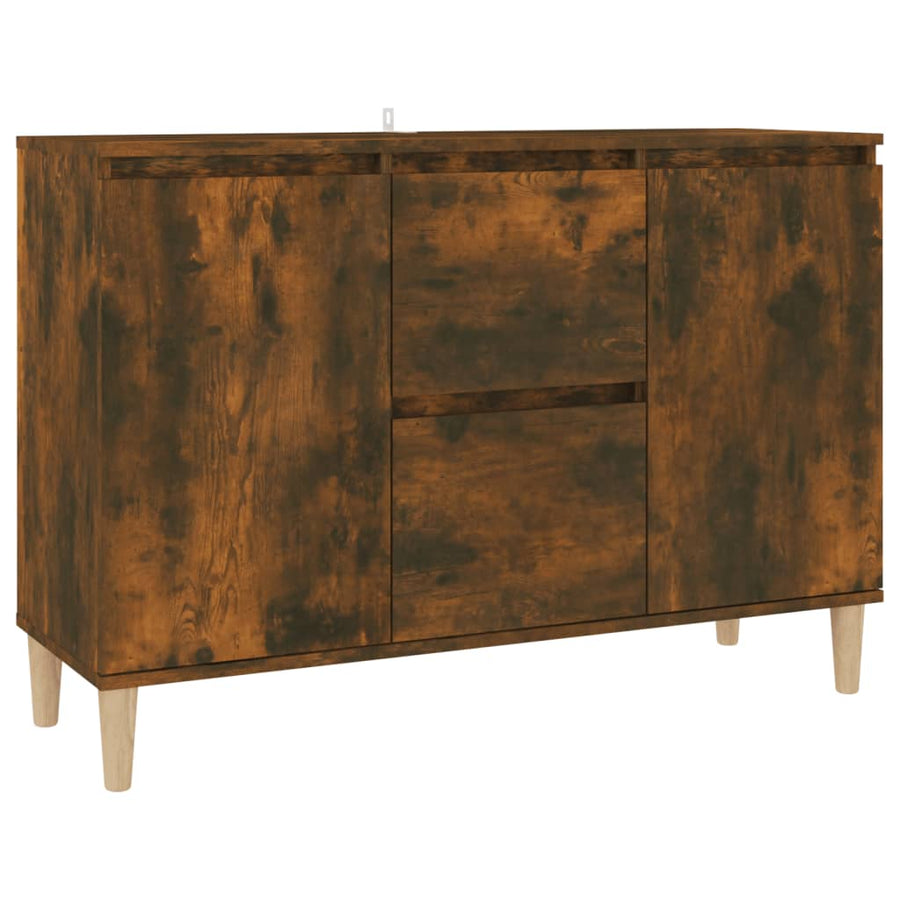 Dressoir 03,5X35X70 Cm Bewerkt Hout Kleurig Gerookt eiken