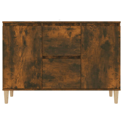 Dressoir 03,5X35X70 Cm Bewerkt Hout Kleurig Gerookt eiken