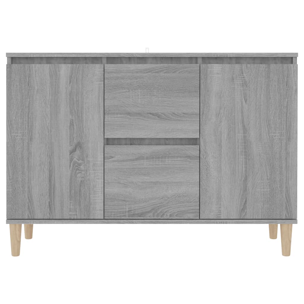 Dressoir 03,5X35X70 Cm Bewerkt Hout Eikenkleurig Grijs sonoma