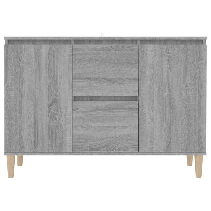 Dressoir 03,5X35X70 Cm Bewerkt Hout Eikenkleurig Grijs sonoma
