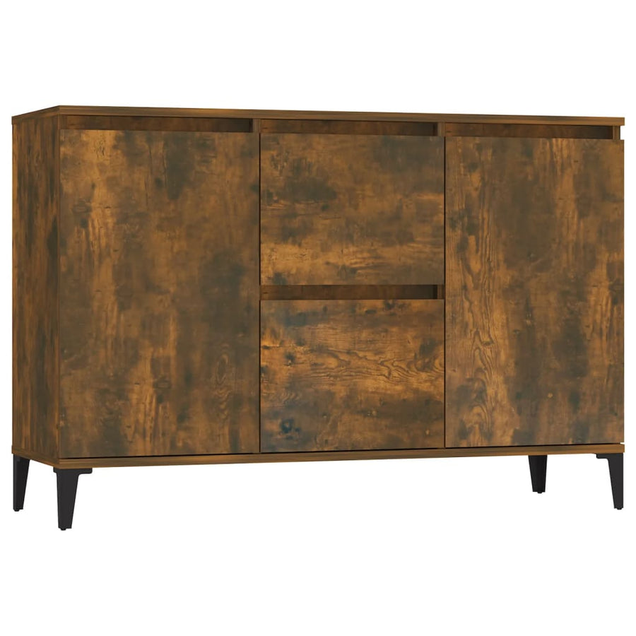 Dressoir 04X35X70 Cm Bewerkt Hout Kleurig Gerookt eiken
