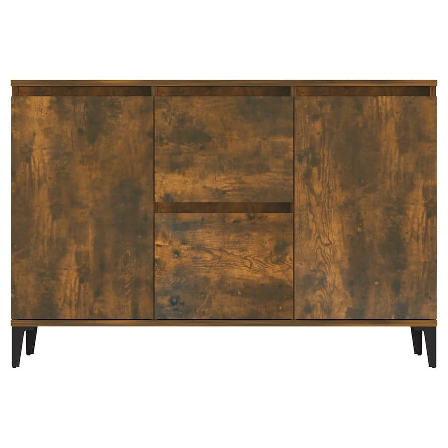 Dressoir 04X35X70 Cm Bewerkt Hout Kleurig Gerookt eiken