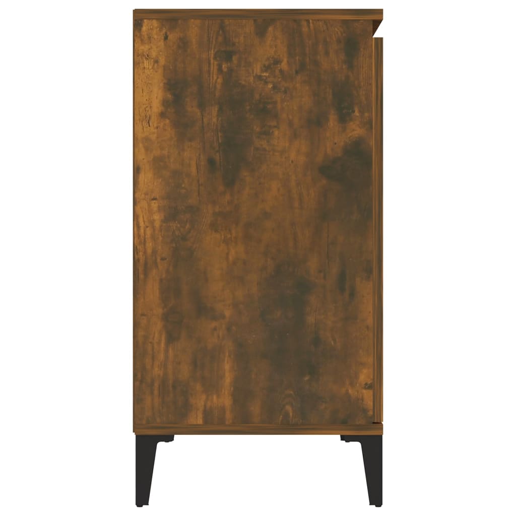 Dressoir 04X35X70 Cm Bewerkt Hout Kleurig Gerookt eiken