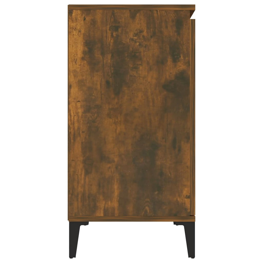 Dressoir 04X35X70 Cm Bewerkt Hout Kleurig Gerookt eiken