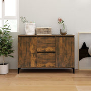 Dressoir 104x35x70 cm bewerkt hout gerookt eiken