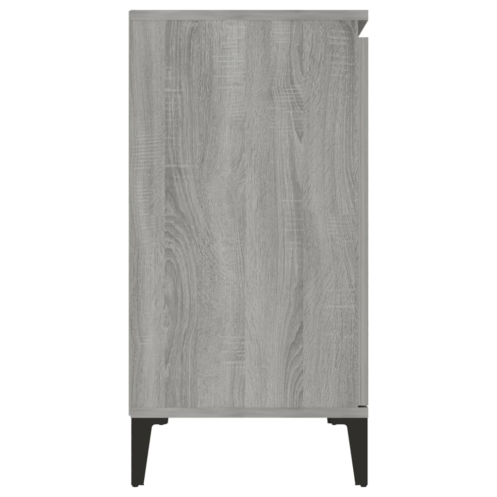 Dressoir 04X35X70 Cm Bewerkt Hout Eikenkleurig Grijs sonoma
