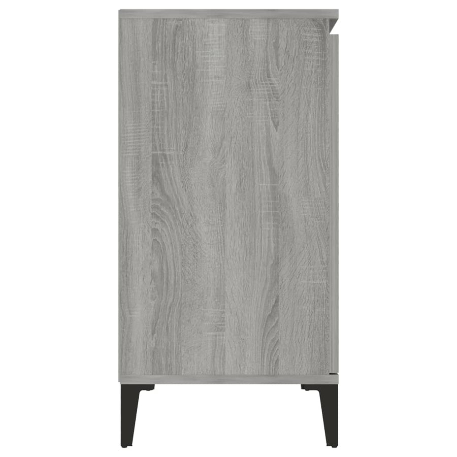 Dressoir 04X35X70 Cm Bewerkt Hout Eikenkleurig Grijs sonoma