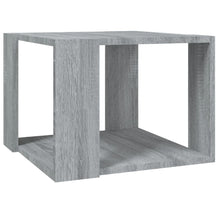 Salontafel 40X40X30 Cm Bewerkt Hout Eikenkleurig 1 Grijs sonoma