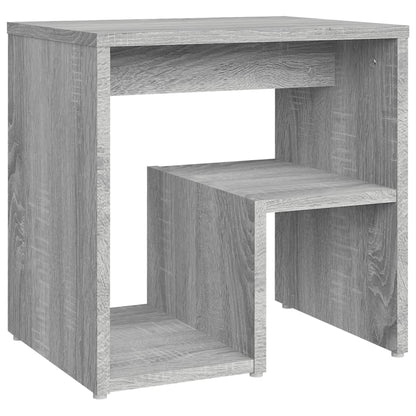 Nachtkastjes 40X30X40 Cm Bewerkt Hout Eiken 2 Grijs sonoma