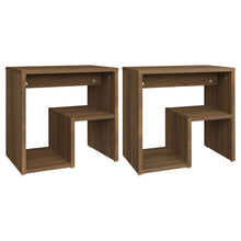 Nachtkastjes 40X30X40 Cm Bewerkt Hout 2 bruin eikenkleur